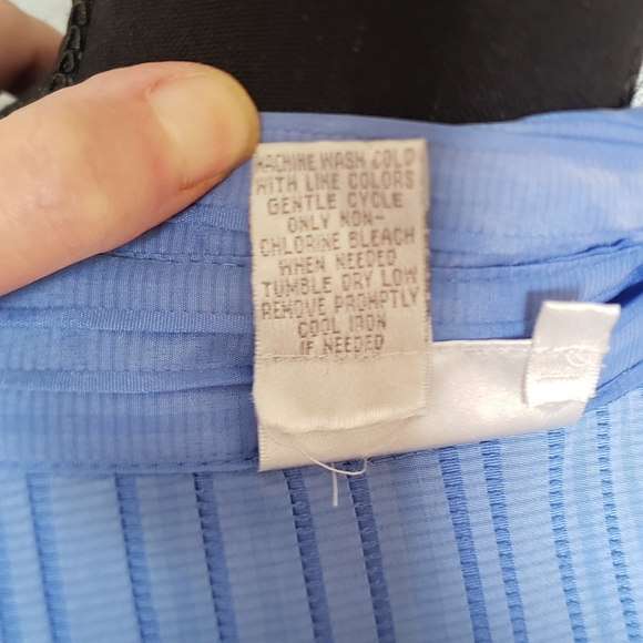 Clichy Womens Blue Top Size L - Picture 6 of 11